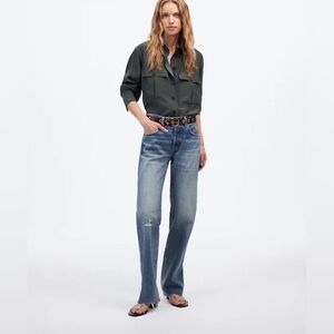 Madewell Women's The Dean Easy Straight Jean